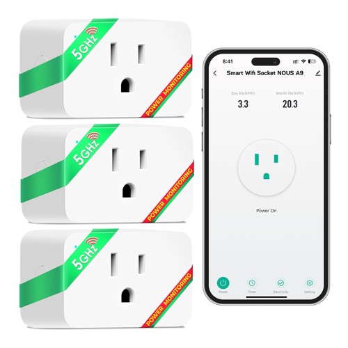 Nous smart plug 15a - nous, wi-fi