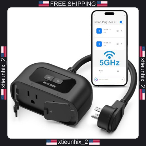 Outdoor smart plug 5ghz fi - plug,