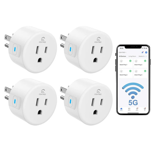 15a wifi smart plug dual - wifi, band