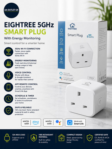 Eightree smart plug 5ghz wifi - smart,