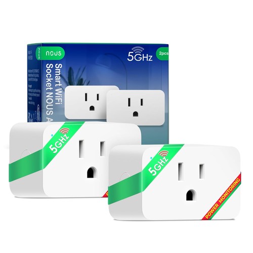Nous smart plug 15a - wi-fi,