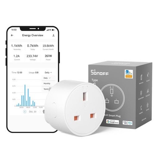 Sonoff wifi smart - plug, 13a