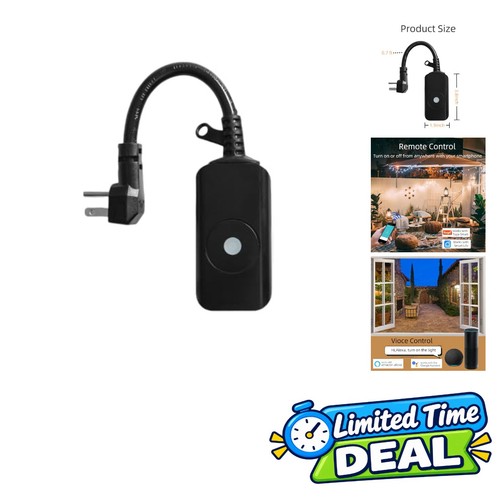 Outdoor smart wifi plug outlet - outdoor,