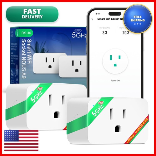 Nous smart plug 15a - wi-fi,