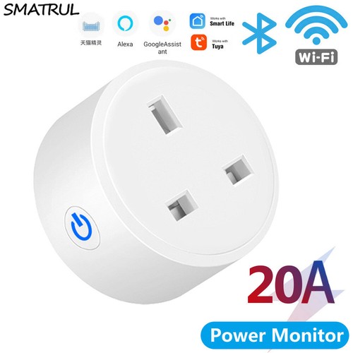 20a smart socket wifi plug - 20a, uk